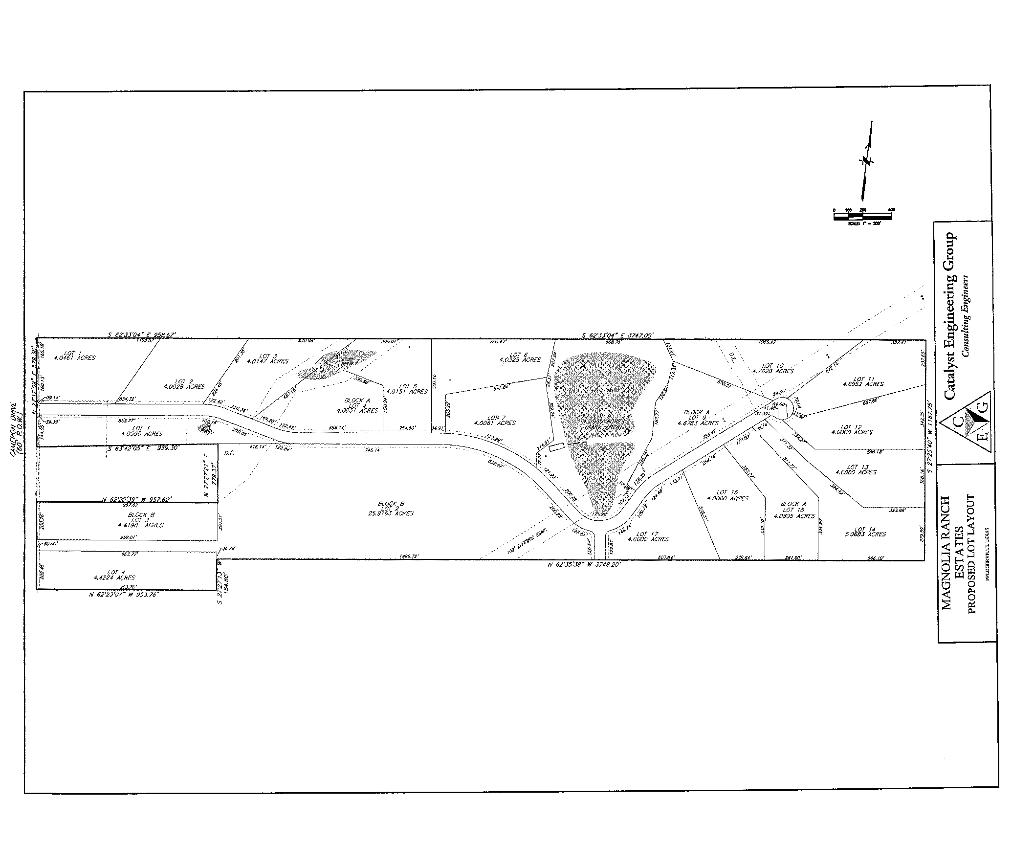 Magnolia Ranch Estates - Lot Layout